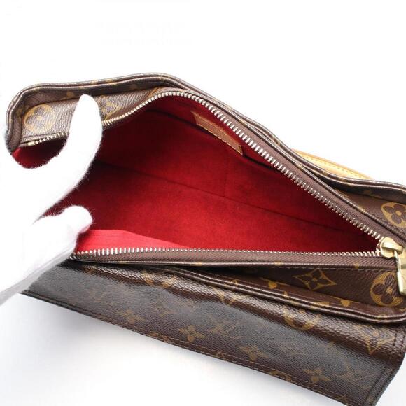 LOUIS VUITTON Brown Monogram Leather Shoulder Bag - Picture 4 of 11